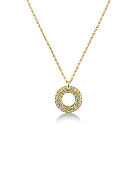 Prisma Necklace S Gold necklaces Guld