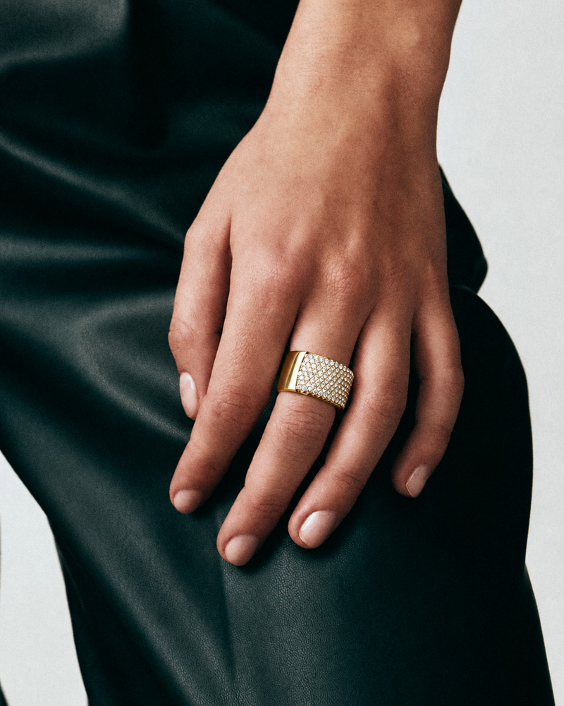 Prisma Ring L Gold rings Gold