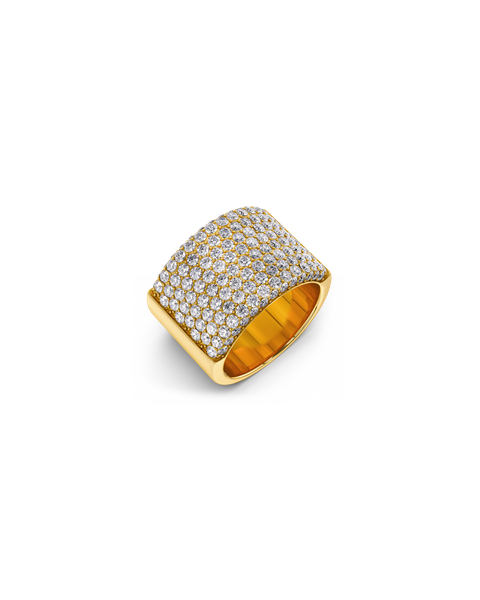 Prisma Ring L Gold rings Guld
