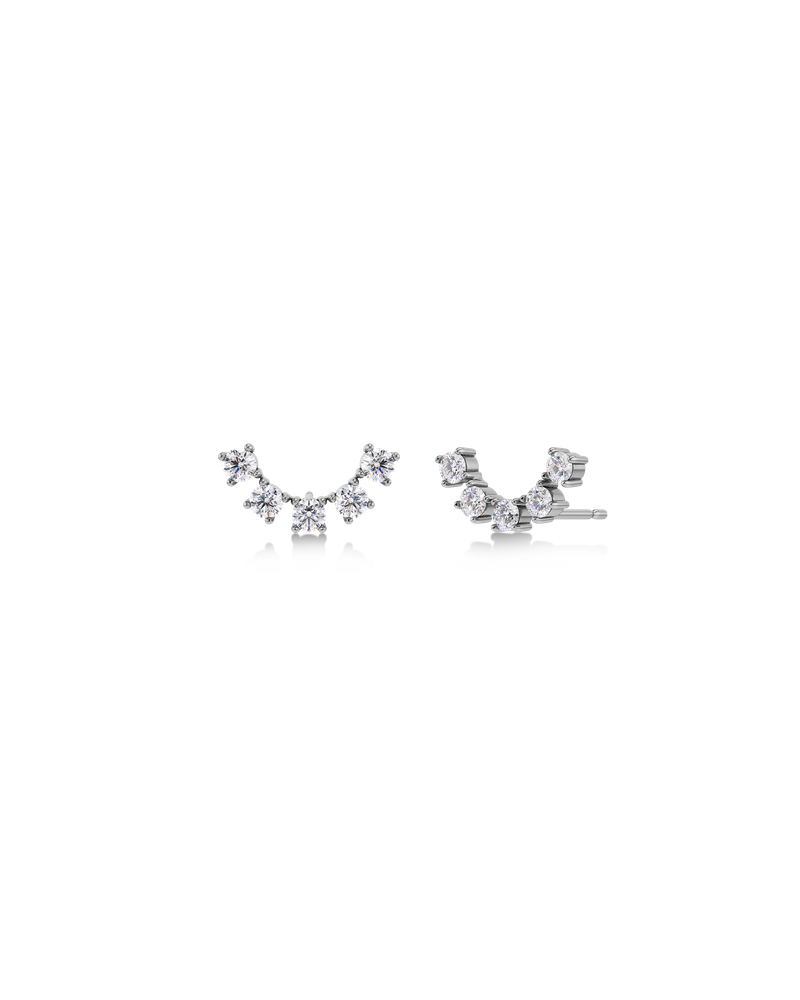Stardust Studs Studs Silver