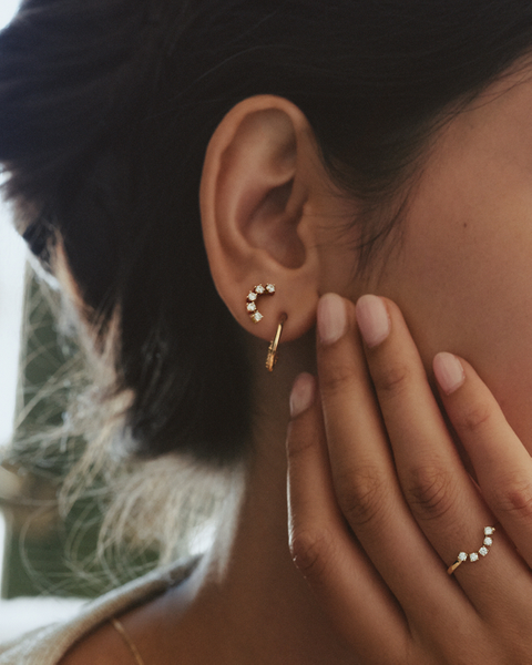Stardust Studs Gold earrings Guld
