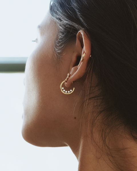 Stardust Hoops Gold earrings Guld