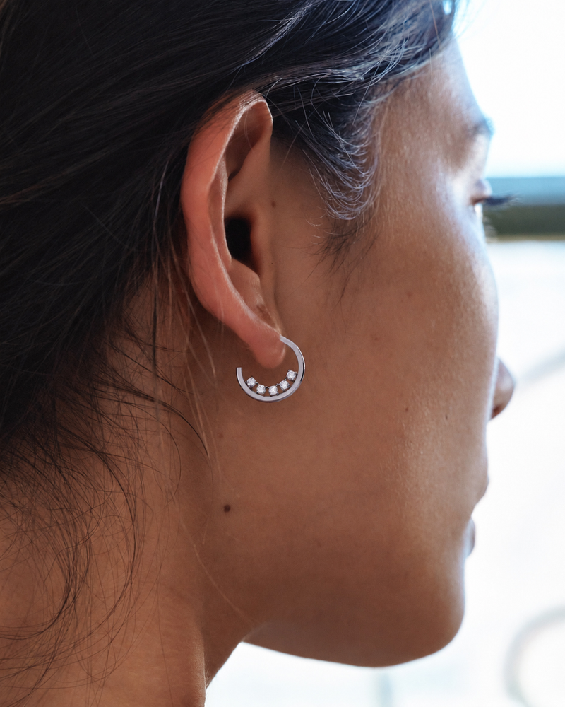 Stardust Hoops Hoops Silver