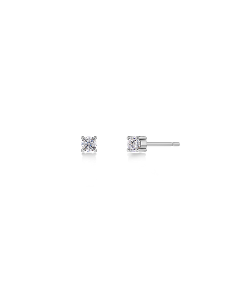 Leonore Petite Studs For teenager Silver