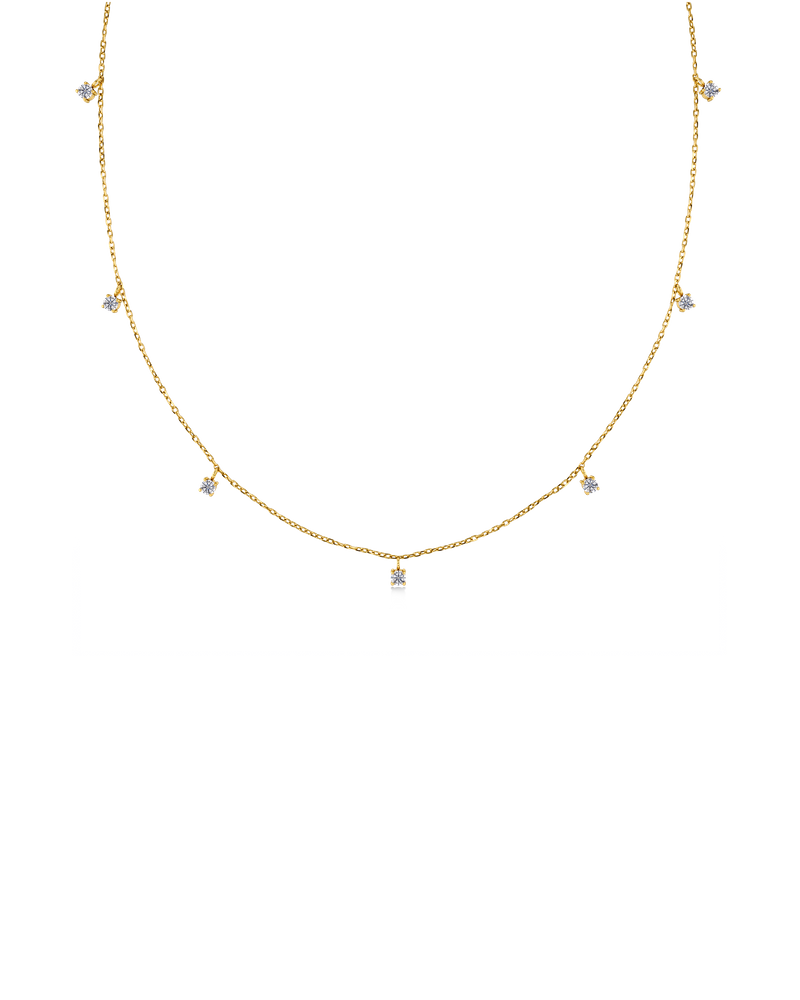Leonore Petite Necklace Multi Gold necklaces Gold