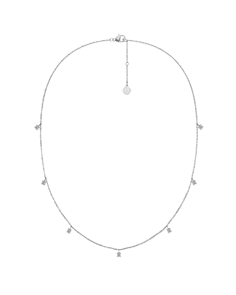 Leonore Petite Necklace Multi Silver necklaces Silver