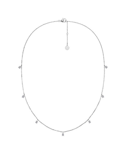 Leonore Petite Necklace Multi For teenager Silver