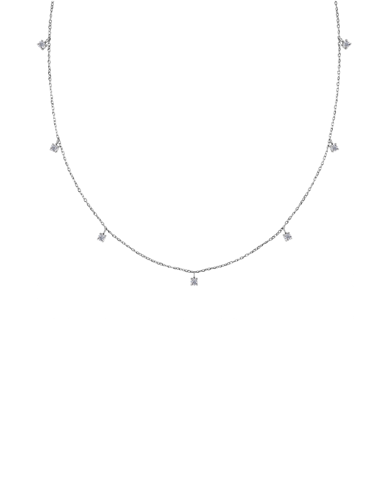 Leonore Petite Necklace Multi Silver necklaces Silver