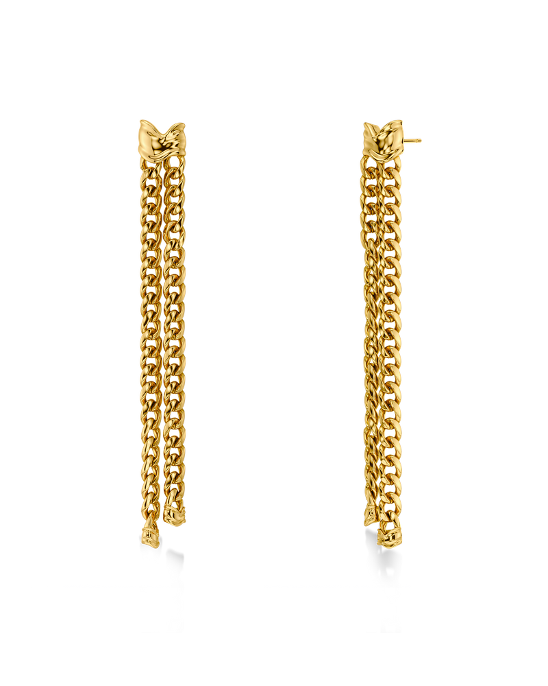 Melted Earrings Gold earrings Gold