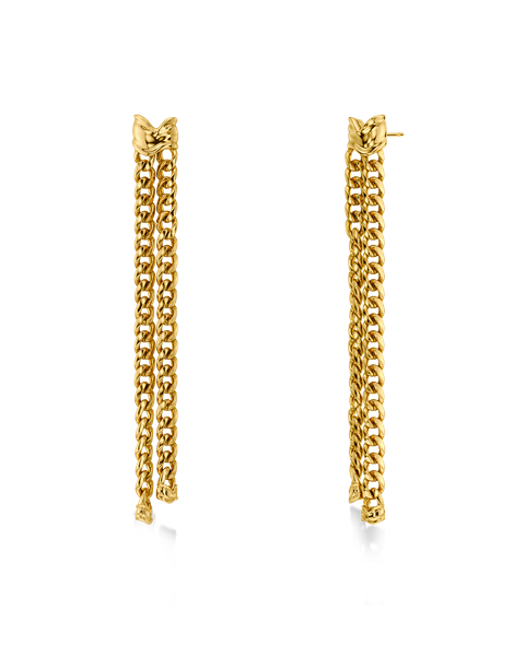 Melted Earrings Gold earrings Guld