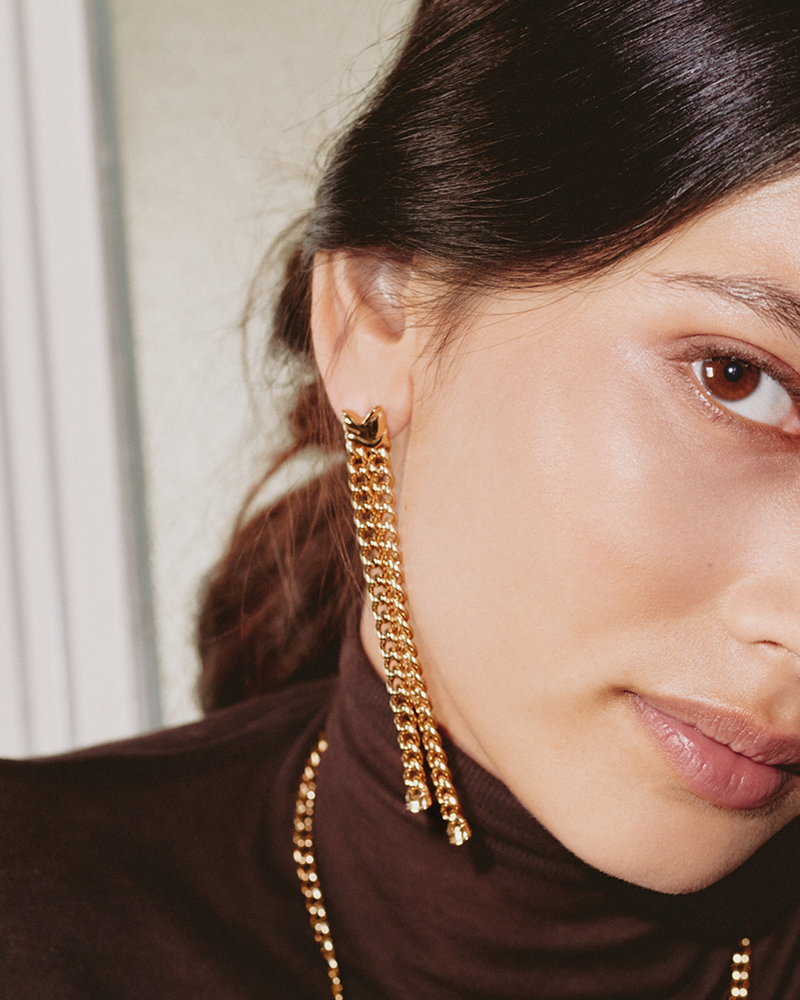 Melted Earrings Gold earrings Gold
