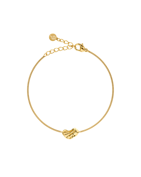 Melted Bracelet S Gold bracelets Guld