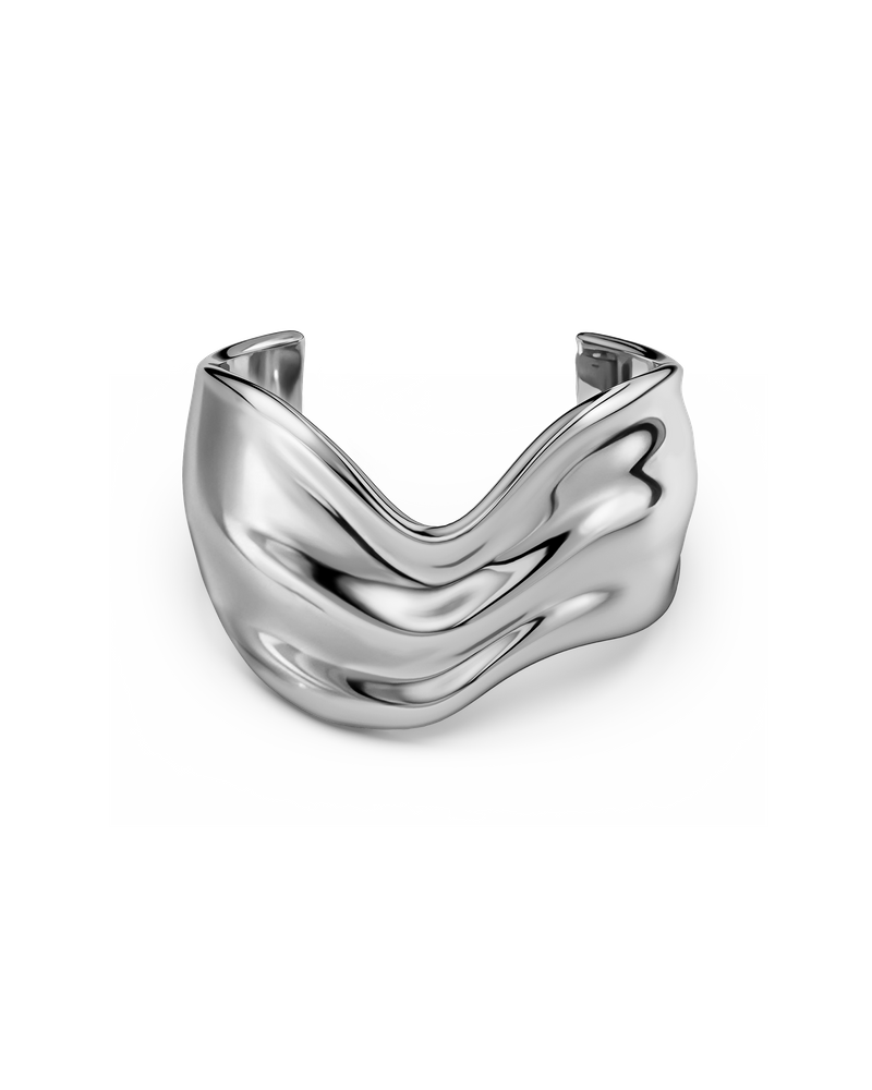 Melted Cuff Silver jewellery Silver