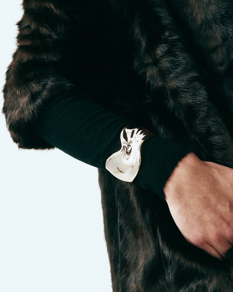 Melted Cuff Silver jewellery Silver