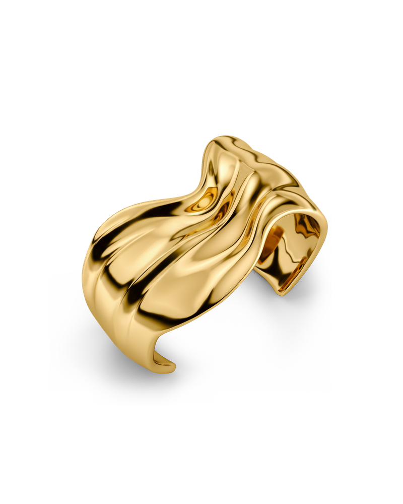 Melted Cuff Gold jewellery Gold