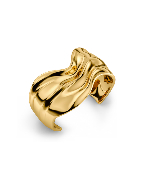 Melted Cuff Jewellery Guld