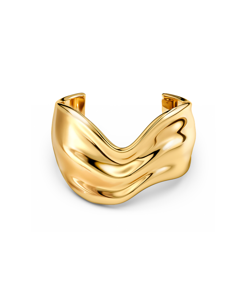 Melted Cuff Gold jewellery Gold