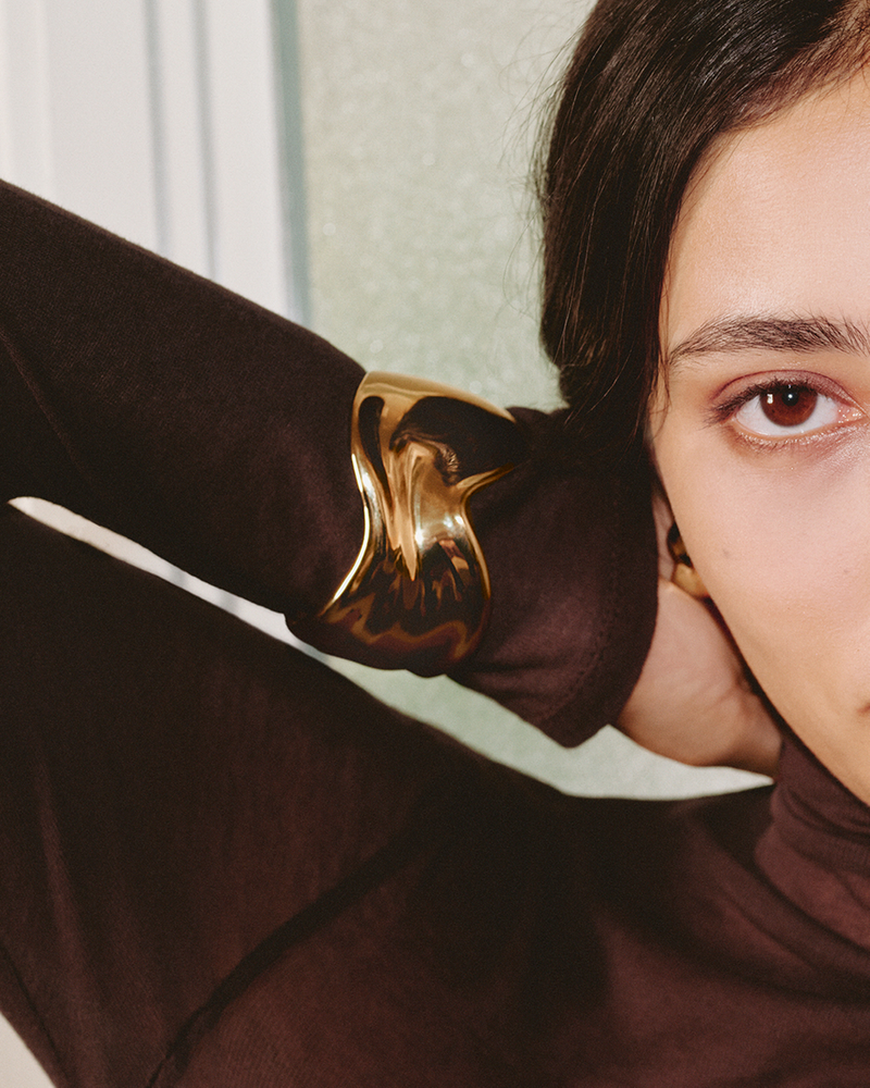 Melted Cuff Gold jewellery Gold