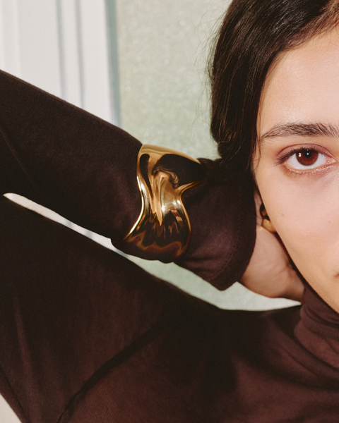 Melted Cuff Jewellery Guld