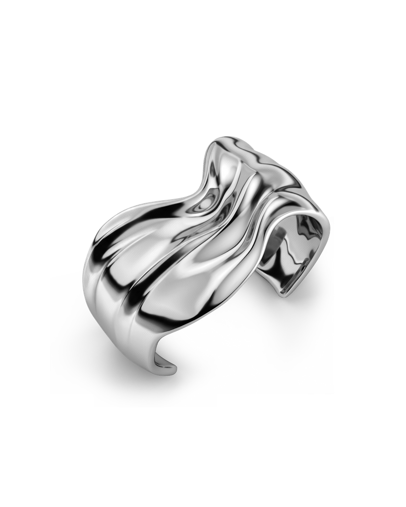 Melted Cuff Silver jewellery Silver