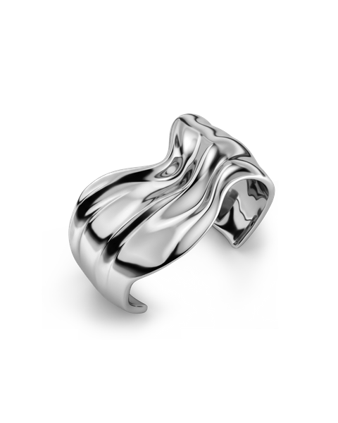 Melted Cuff Jewellery Silver