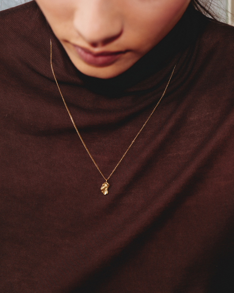 Melted Necklace Gold necklaces Guld