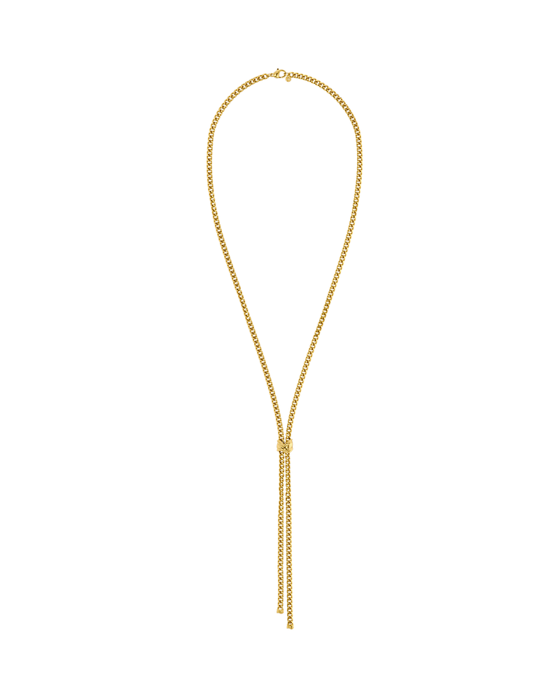 Melted Necklace Y Gold necklaces Gold