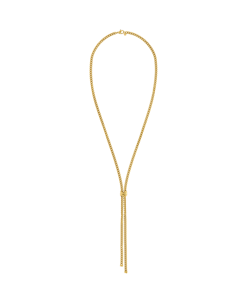 Melted Necklace Y Gold necklaces Guld