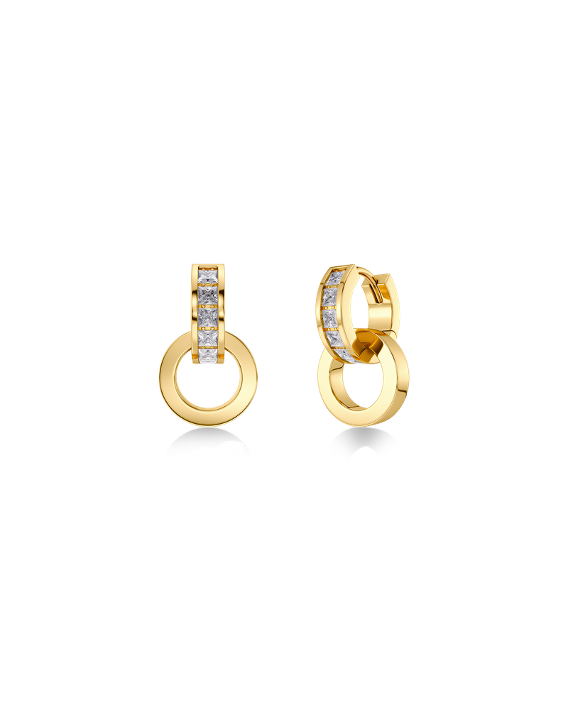 Nova Orbit Hoops Duo Hoops Gold