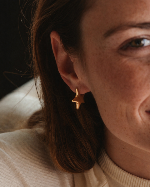 Astra Earrings For teenager Guld