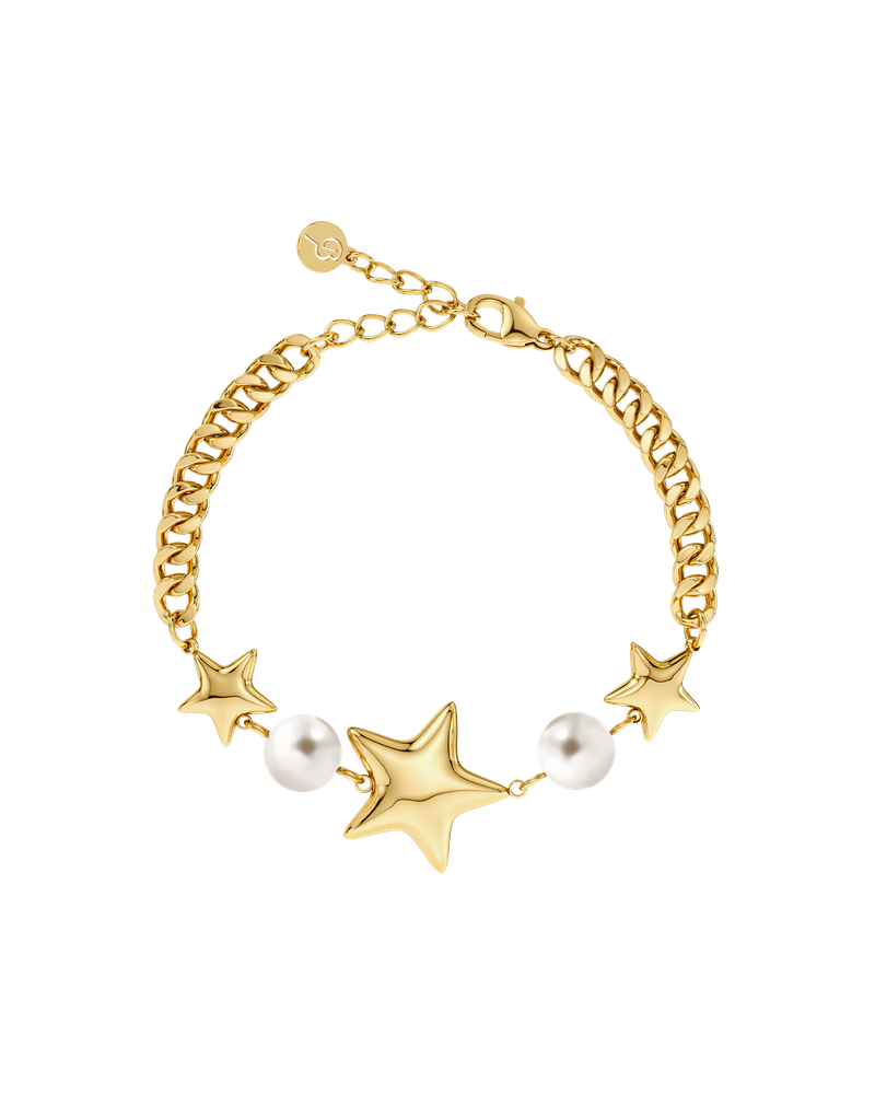 Astra Bracelet Pearl Gold bracelets Gold