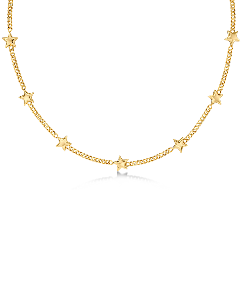 Astra Necklace Multi Gold necklaces Gold