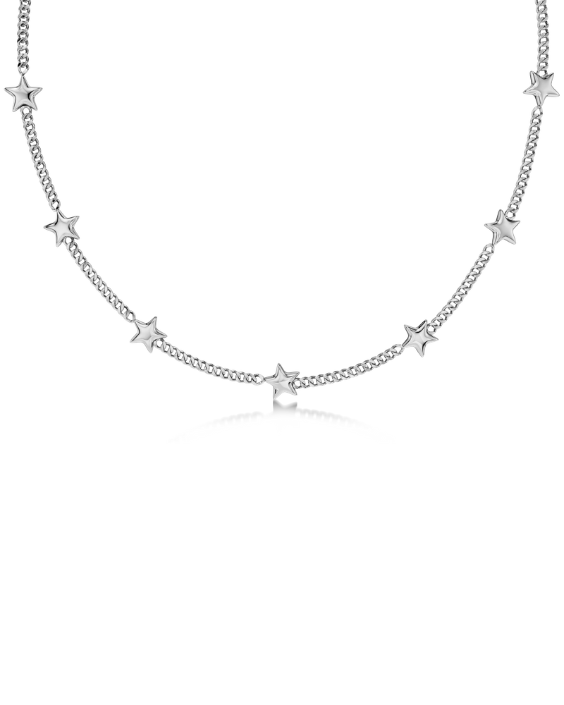 Astra Necklace Multi Silver necklaces Silver