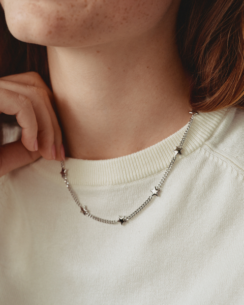 Astra Necklace Multi For teenager Silver