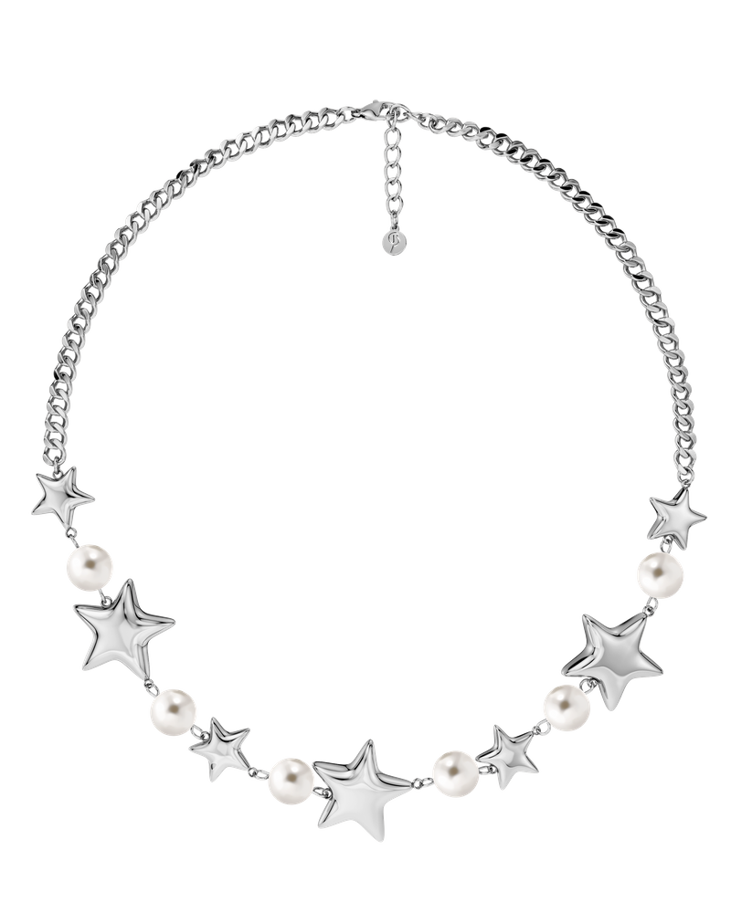 Astra Necklace Pearl Silver necklaces Silver
