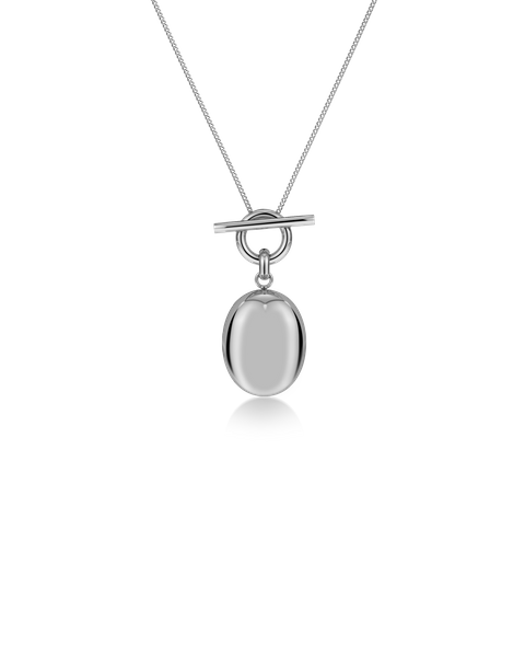Behold Locket Necklace Charms Silver