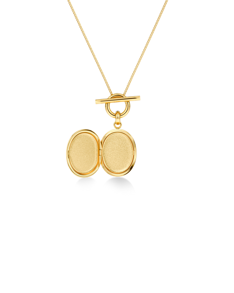 Behold Locket Necklace Charms Guld