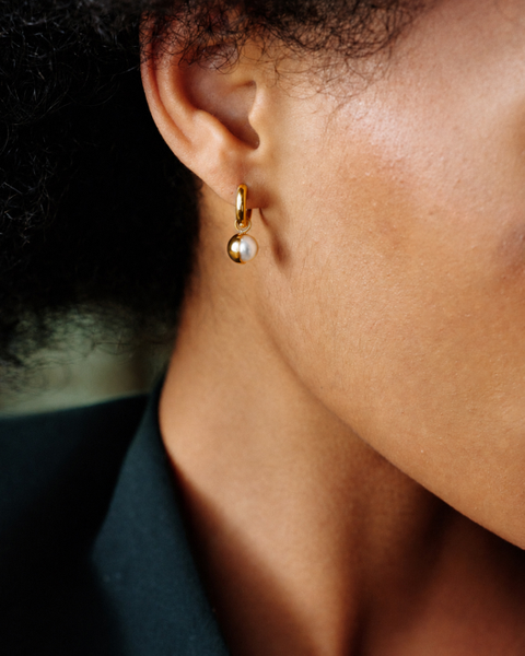 Eclipse Hoops Gold earrings Guld