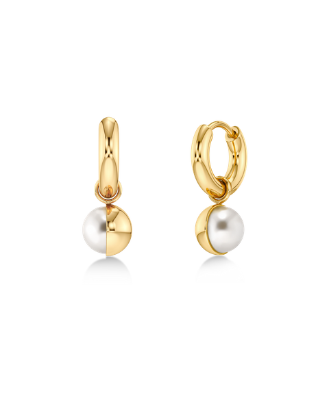 Eclipse Hoops Gold earrings Guld
