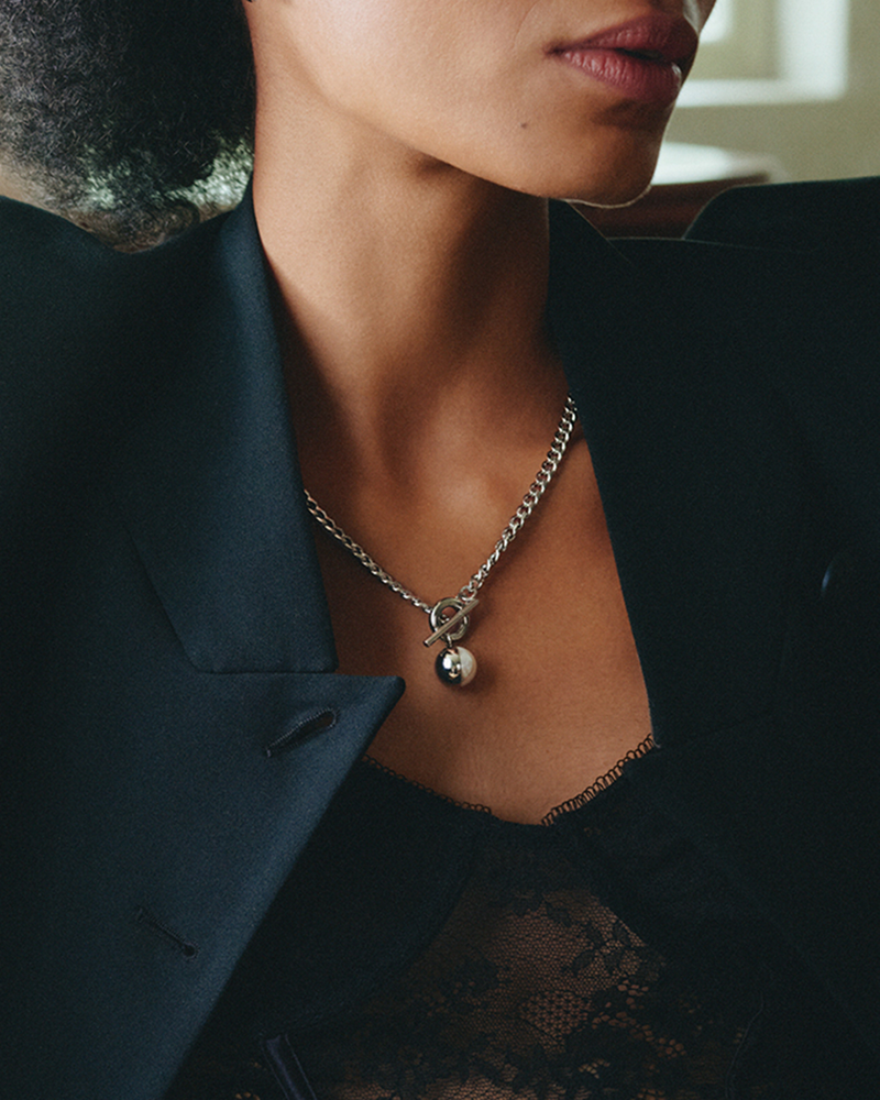 Eclipse Necklace L Silver necklaces Silver