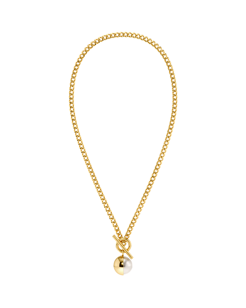 Eclipse Necklace L Gold necklaces Gold