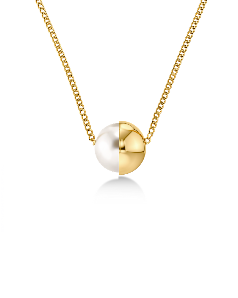 Eclipse Necklace S Gold necklaces Gold