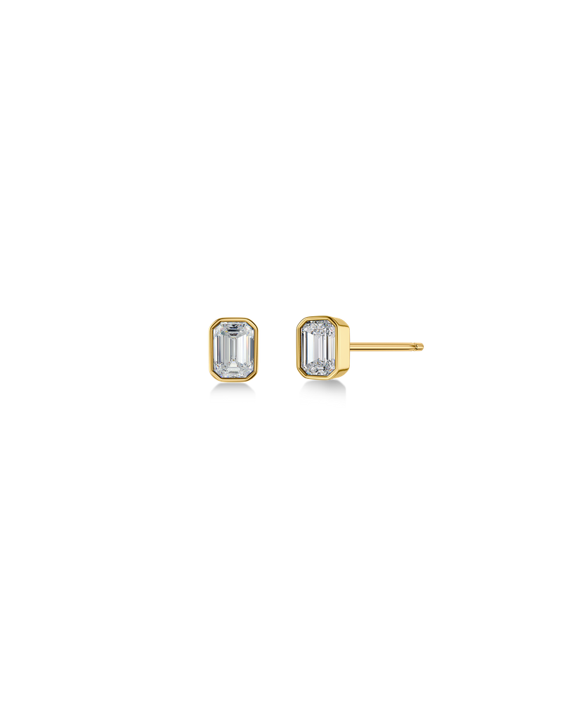 Gem Studs Studs Gold