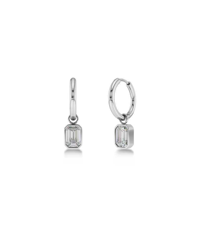 Gem Hoops Hoops Silver