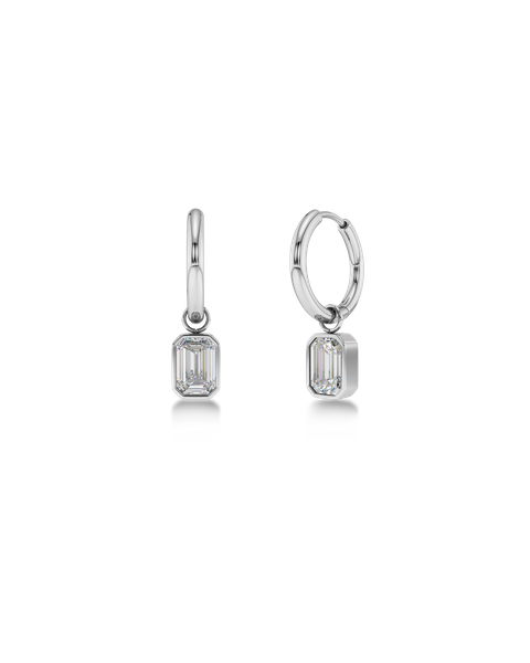 Gem Hoops Gifts Silver