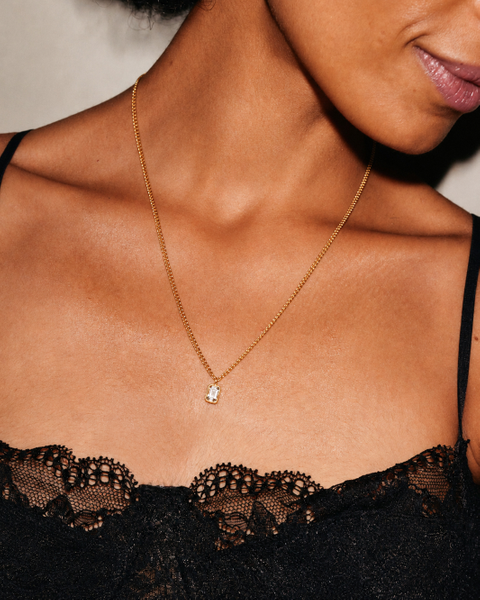 Gem Necklace L Gifts Guld