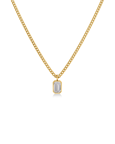 Gem Necklace L Gifts Guld