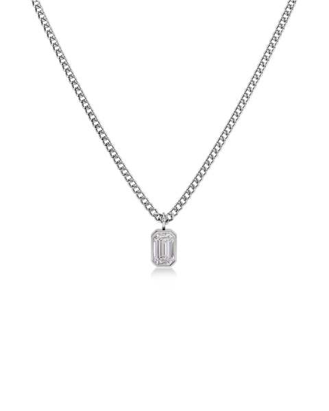 Gem Necklace L Gifts Silver