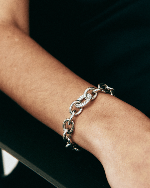 Prisma Bracelet L Jewellery Silver
