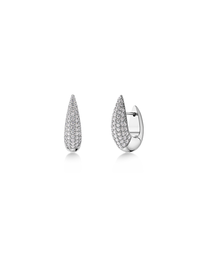 Crest Sparkle Hoops S Hoops Silver
